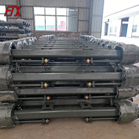 Essieu de semi-remorque à poutre carrée Liangshan Juxin, capacité de charge de 11 tonnes, direction mécanique, usage intensif
