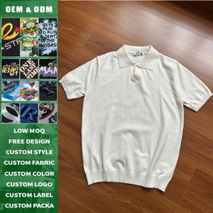 T-shirt unisexe à col en V et manches courtes, coupe classique, en maille douce unie, style luxe discret, personnalisable en petite série, Été 2026 - Product Image 1