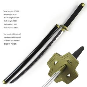 Anime One Piece Roronoa Zoro Sword Cosplay <span class=keywords><strong>Katana</strong></span> 104CM Épée en bois de bambou - Product Image 2