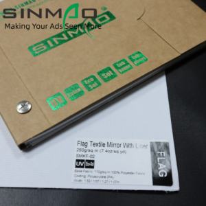 110gsm эко-растворяемая печать обернуть трикотажное Зеркало Флаг текстиль с выпуском бумаги для уличного флага - Product Image 3