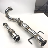 Saab 9-5 200 3 inci Cell Catalyst Stainless Steel Downpipe untuk sistem mobil SAAB 9-5