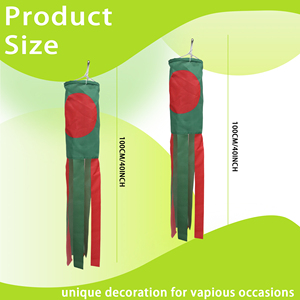 Bandera de Bangladesh Personalizada de Poliéster, Estampada Digitalmente, para Jardín, Patio o Terraza - Product Image 4