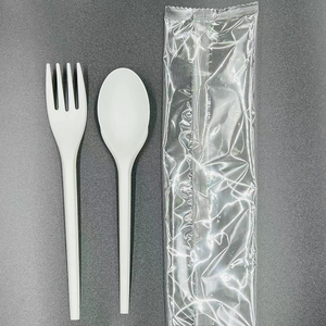 Yuexiang haoli eco sfuse frutta biodegradabile personalizzabile grande punta lunga usa e getta torta logo piatti meni forchetta usa e getta - Product Image 5