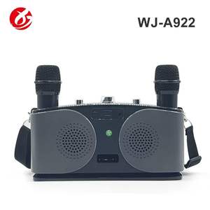 Altoparlante Karaoke WJ-A922 con 2 Microfoni, Speaker Wireless Portatile con Luce LED Atmosferica, Doppio Microfono per Campeggio, Feste e Karaoke all'Aperto - Product Image 6