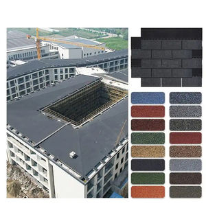 Bardeaux d'asphalte modernes à 3 onglets Carreaux 3D bitumineux renforcés et ignifuges imperméables pour la toiture d'une maison, d'un hôtel et d'un centre de villégiature - Product Image 3