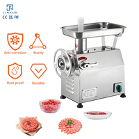 Penggiling daging listrik Motor 850W, Multi fungsi Stainless Steel 3 ukuran untuk makanan sapi babi hewan peliharaan tahan karat