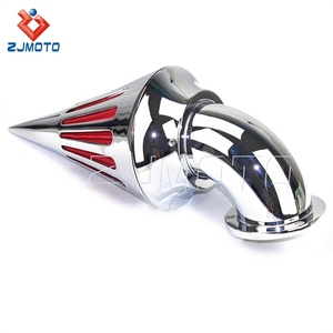 Chrome Filtre À Air Moto Kit Filtre D'admission Pour <span class=keywords><strong>Harley</strong></span> Davidson Softail Dyna Touring À Bascule Softail Croix Os Softail - Product Image 2