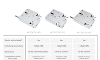 WT DC761-01 antivol Invisible armoire à tiroirs de meubles électriques 12V serrure à solénoïde serrure cachée Durable