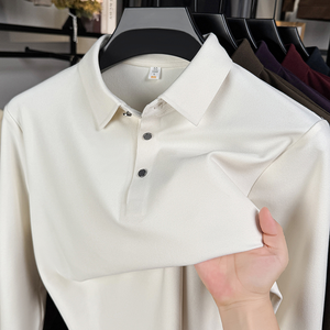 <span class=keywords><strong>T</strong></span>-shirts polo à manches courtes décontractés à séchage rapide pour hommes 220 grammes hauts équestres et de sport sans couture ensemble de chemises polo et de <span class=keywords><strong>golf</strong></span> solides - Product Image 1