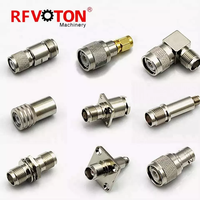 Connecteurs RF Coaxiaux TNC/SMA BNC/N/7/16/Mini Din 4.3-10 Femelle Mâle F/RCA/UHF/EIA/FME/QMA/7/16 DIN, Adaptateur Coaxial 75 Ohms