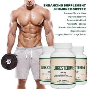 Ajuga Turkesterone Turkestanica Estratto 500 mg 60 Capsule Integratore Energetico Nutrizione Sportiva Fitness per Forza Muscolare - Product Image 3