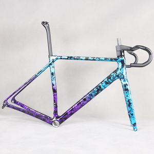 Carbon <b>Frame</b> Road Bike Super Light <b>Frame</b> T47 T1000 Frameset Full Hidden Cable Disc <b>Frame</b> Water FM202 - Product Image 1