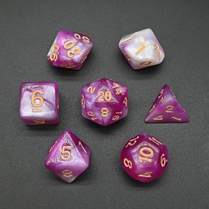 Precio <span class=keywords><strong>de</strong></span> fabricantes azul blanco <span class=keywords><strong>DND</strong></span> dados acrílicos poliédricos para juegos <span class=keywords><strong>de</strong></span> rol - Product Image 2