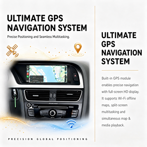 Radio para Auto de 8.8 Pulgadas con Snapdragon 665/685 para <span class=keywords><strong>Audi</strong></span> <span class=keywords><strong>A4</strong></span> S4 <span class=keywords><strong>B8</strong></span> (2009-2016), Unidad Principal Multimedia Inalámbrica con Android Auto y CarPlay, GPS, WiFi - Product Image 4