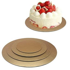 Matte No Texture <b>Cake</b> Decorating Practice <b>Boards</b> 10 12 Inch <b>White</b> Round Masonite <b>Cake</b> <b>Board</b> - Product Image 5