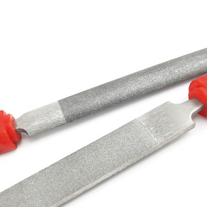 Grande <span class=keywords><strong>lime</strong></span> <span class=keywords><strong>ronde</strong></span> en acier allié émeri et diamant de qualité industrielle pour le meulage de la pierre de jade et du métal. - Product Image 4