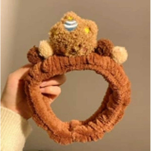 Trending Fashion Handmade Plush Plants Luxury Pearl Pastel Flower Scrunchies Venta caliente al por mayor para niños y mujeres - Product Image 1