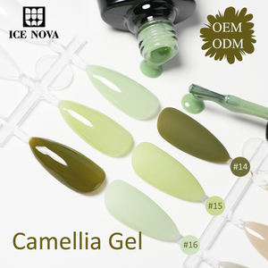 Vernis Gel Camellia Semi-Transparent Couleur 15ml – Collection Été – Échantillon de Vernis Gel – Fournitures pour Ongles – Kit de Vernis Gel - Product Image 5