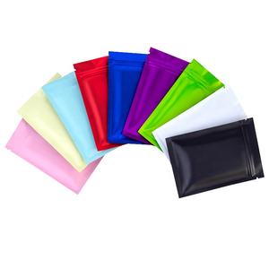 Low MOQ Aluminium folie in Lebensmittel qualität flach für Barrier Pouch <span class=keywords><strong>3</strong></span> Seiten dichtung Feuchtigkeit beständiger Teebeutel Beutel Kleines Proben paket - Product Image 2