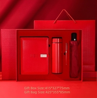 Ensemble de cadeaux d'affaires A5 promotionnel clé USB 16 Go lampe de charge sans fil en cuir Journal Notebook Organisation de la prise de notes