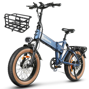 OEM 20 pulgadas 48V 15ah1000W Fat Tire Bicicleta eléctrica plegable Pera Bicicleta Plegable Ebike con batería integrada 1000W Bicicleta - Product Image 1