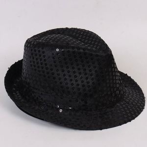 Sombrero de Lentejuelas de Moda 2024 para Niños y Niñas, Hombres y Mujeres, Gorra de Vaquero para Fiesta de Cumpleaños, Accesorios para Espectáculos de Danza Jazz, Disfraz, Decoración de Carnaval - Product Image 3