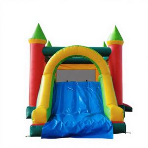 Château gonflable combiné Winsun de haute qualité avec toboggan, imperméable, ignifuge, sans plomb, installation facile, taille personnalisée, aire de jeux pour fêtes en plein air - Product Image 1