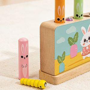 Jouet de pêche magnétique 2-en-1 amusant avec blocs rebondissants et 4 figurines pour développer la motricité fine - Product Image 5