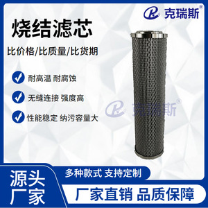 Élément filtrant en maille métallique sinterisée en acier inoxydable Chris, cartouche filetée pour la filtration des gaz à haute température - Product Image 5