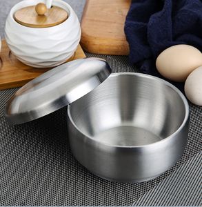 DFSB01 Bol isotherme double paroi couleur argent doré coréen avec couche interne pour l'isolation thermique des aliments - Product Image 2