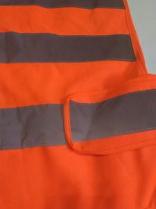 Chemises de sécurité veste de cyclisme réfléchissante gilet ceinture gilet réfléchissant noir antistatique vêtements haute visibilité t-shirt vêtement de travail - Product Image 5