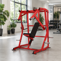 Presse à pectoraux assise isolalette inclinée en acier de qualité supérieure, à charge libre, pour musculation