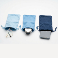 Vente en gros d'étuis à lunettes personnalisés 9x18cm, pochette en microfibre douce, sac à lunettes
