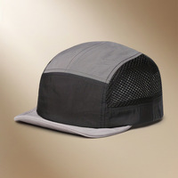 Gorra de 5 Paneles en Varios Colores, Personalizable con Logotipo, Transpirable, de Malla de Nailon, Estilo Urbano, para Verano, Senderismo y Protección Solar