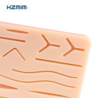 Peau humaine en silicone pour la pratique de la suture / Kit de suture pour l'entraînement à la couture / Coussin de suture