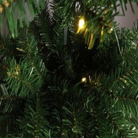 Fabrik-Großhandel 180CM Vorbeleuchteter Künstlicher Weihnachtsbaum Traditioneller Klassischer LED-Baum mit 250 Lichtern und 1178 PVC-Spitzen
