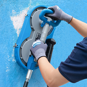 Minova chuyên nghiệp không dây không chổi than máy mài Li-ion pin điện vách thạch cao Sander với chân không - Product Image 6