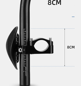 Guidon de vélo en alliage d'aluminium 2022, repose-bras de vélo, guidon aérodynamique de <span class=keywords><strong>triathlon</strong></span>, rallonge de guidon, accoudoir, extrémités de guidon TT, 340 mm - Product Image 6