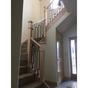 HUAART-barandilla de hierro forjado a mano para escaleras, diseño moderno personalizado, pasamanos de acero fundido antiguo, barandilla de seguridad - Product Image 4