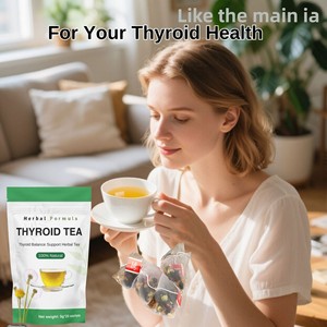 Té Herbal para el Equilibrio Hormonal Femenino, Bolsitas de Té de Rosa, Crisantemo, Diente de León y Poria, Mezcla Natural para el Bienestar y Apoyo de la Tiroides, Té Desintoxicante Natural - Product Image 5
