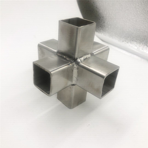 304 Stainless Steel Thickened 45x45 <b>Square</b> Tube <b>T</b>-Connector Shelf Rack Fitting - Product Image 4