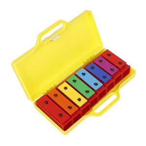 Xylophone Orff 8 tons, instrument de percussion, aide pédagogique musicale pour l'éveil, piano portable en plaque d'aluminium - Product Image 3