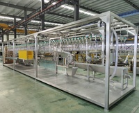 Système d'abattage de volailles modulaire permettant de gagner du temps, ligne d'abattage de poulet, de canard et d'oie, abattoir mobile en conteneur
