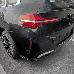 สปอยเลอร์กันชนหลัง BMW X3 G45 M Sport 2025 สีดำเปียโน ลายคาร์บอนไฟเบอร์ วัสดุ ABS แบบติดกาว ทรง Ducktail - Product Image 1