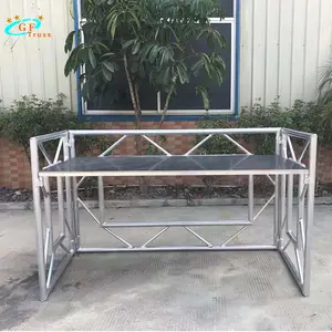 foldable dj table/aluminum portable dj booth