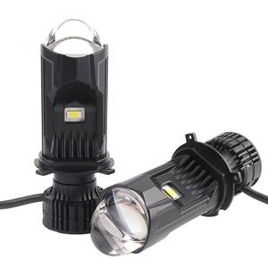 ไฟหน้า LED H4ขนาดเล็กเลนส์โปรเจคเตอร์60วัตต์สว่างพิเศษลำแสงต่ำ6500K MINI Bi LED Projector เลนส์แบบปรับแต่งได้ - Product Image 5