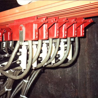 Système de barres conductrices en aluminium robustes 1000A pour grandes grues aériennes et moulins