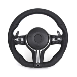 Volante deportivo de cuero para coche <span class=keywords><strong>BMW</strong></span> F80 F82 F87 F83 F10 F20 F30 F15 F16 F25 F26 F06 F07 F11 F12 F33 F34 F01 F02 - Product Image 5