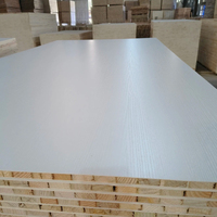 Panneau MDF à haute brillance mélamine résistante aux rayures panneau MDF à revêtement UV meubles suspendus coulissants