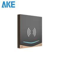 Lecteur de cartes NFC de proximité AKE DC12V pour intérieur, avec matériau ABS et port RJ45